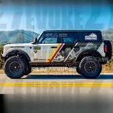 Full-Body Custom Sports Vinyl Decal Kit for Ford Bronco | Personalized KK Film Exterior Wrap