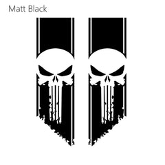 Ghost Pattern Stickers Universal Car Tail Decoration Decals Compatible with RAM GMC F-150 Hilux Frontier Isuzu Pickup trucks