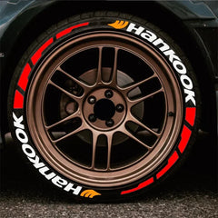 4x OLPAY 3D Waterproof Brand Tire Letter Sticker | Racing Wheel