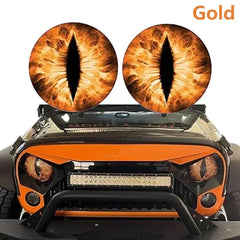 Beast Eyes Headlight Decals – Car & Jeep Headlight Sticker | 6 Colors | Universal Fit
