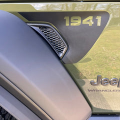 1941 Fender Vent Vinyl Sticker Fits 2018+ Jeep Wrangler JL & Jeep Gladiator JT