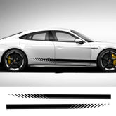 Door Side Vinyl Film Decal for Audi A3 / S3 / A4 / A6 / A7 / A8 / Q3 / Q5 | 2-Piece Body Sticker