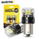AUXITO S25 1156 P21W BA15S Canbus LED | 2pc Reverse Position DRL