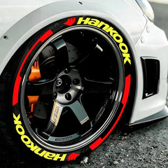 4x OLPAY 3D Waterproof Brand Tire Letter Sticker | Racing Wheel