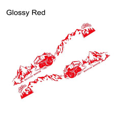 4x4 Off-Road Mountain Decal Sticker for Ford F-150 / Toyota Hilux / Isuzu D-Max | Vinyl Graphic