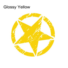 Hood & Door Star Decal for Jeep Cherokee / Patriot / Compass / Wrangler JK/JL/TJ/YJ | Vinyl Sticker