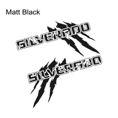 Claw Style Bed Side Decal for Chevrolet Silverado 1500 / 2500 / Z71 / S10 | Pickup Vinyl Graphic