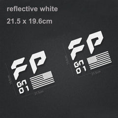 FP Performance USA Flag Bedside Decal for Ford F-150 / F-250 Raptor (Gen 1, 2 & 3) | Vinyl Sticker Pair