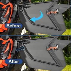 2PCS X3 Door Limiter Straps For Can-Am Maverick X3 2017-2023 Black Limit Straps Fixed/Adjustable length Accessories