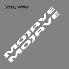 Jeep Gladiator Mojave Hood Decal – Vinyl Letter Graphic Sticker Set | Engine Hood Cover (2 Pcs)
