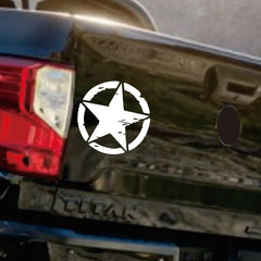 Army Star Vinyl Decal Sticker – Jeep Wrangler & All 4x4 Models | 3 Patterns, 4 Sizes, 4 Styles