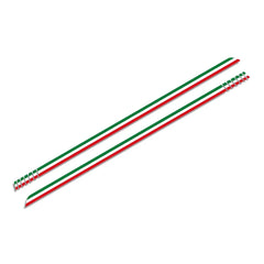 Italian Flag Racing Stripe Side Door Decal | Italy Tricolor Vinyl Graphic Sticker