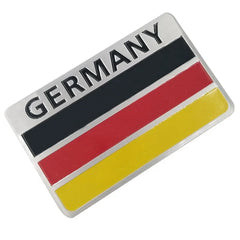 3D Germany Flag Car Sticker Decal | Universal Auto Accessory for Renault / Peugeot / Citroën