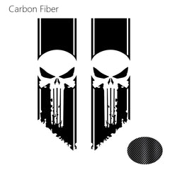 Ghost Pattern Stickers Universal Car Tail Decoration Decals Compatible with RAM GMC F-150 Hilux Frontier Isuzu Pickup trucks