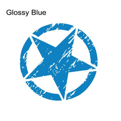 Hood & Door Star Decal for Jeep Cherokee / Patriot / Compass / Wrangler JK/JL/TJ/YJ | Vinyl Sticker