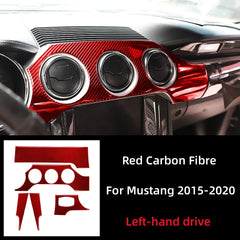 Carbon Fiber Dashboard Panel Trim for Ford Mustang GT (2015-2021) | Interior Decal Kit