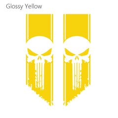 Ghost Pattern Stickers Universal Car Tail Decoration Decals Compatible with RAM GMC F-150 Hilux Frontier Isuzu Pickup trucks