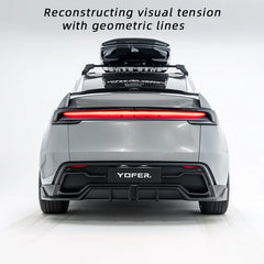 Bright Black Rear Diffuser, Spoiler & Front Bumper Body Kit for Tesla Model Y Juniper (2025) | LMTUNING