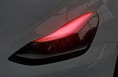 For Tesla Model3/Y Car Headlight Color-changing Film Daytime Running Lights Light Color-changing Film Car Sticker Modification