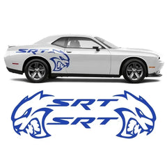 Hellcat SRT Rear Fender Tribal Decal — Both Sides Included | Challenger, Charger & Mustang
