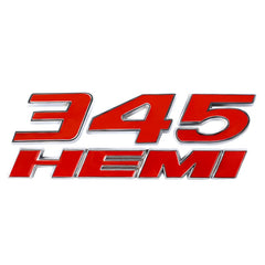3D Metal HEMI 392 345 Emblem Badge Sticker for Dodge Charger / RAM 1500 / Journey / Caliber