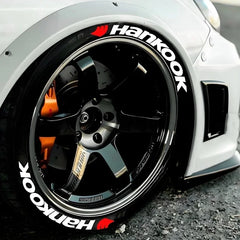 4x OLPAY 3D Waterproof Brand Tire Letter Sticker | Racing Wheel