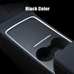 For Tesla Model 3 Y 2021-2023 Center Console Panel Sticker Wood Grain Film Carbon Central Control Cover Car Interior Accessories