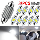 AUXITO C5W C10W Canbus Festoon LED Bulb | 31/36/41mm 12V 2–20 Pack