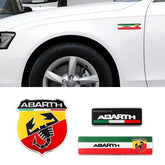 3D Aluminum Emblem Badge for Fiat 500/124/Punto | Trunk Fender Decal