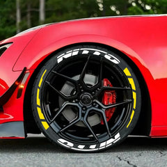 NITTO 3D Waterproof Tire Wheel Lettering Sticker | OLPAY Personalized