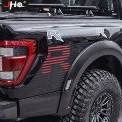JHO Sport R Precut Bedside & Hood Wrap Kit for Ford F-150 Raptor (2022-2025) | Matte Stripe