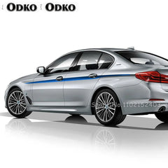 BMW M Performance Waistline Stripe Decal for F20 / F22 / F23 / F30 / F32 | 2-Piece PVC Vinyl