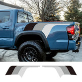 Mudslinger Colorful Bed Side Decal for Toyota Tacoma TRD | 2-Piece Matte Vinyl Door Sticker