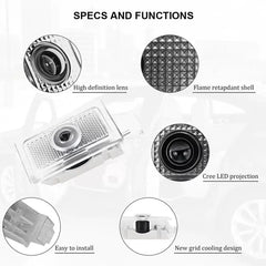 LED Door Logo Projector Welcome Light for Dodge Charger / Challenger | Ghost Shadow Puddle Light