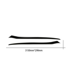 Full-Coverage Racing Stripe Kit | Door Side, Hood, Rear, Waistline & Skirt Vinyl Decal