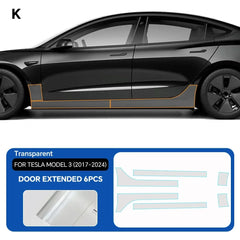 Precut PPF for Tesla Model 3 (2020–2023) | TPU Headlight, Mirror, Door Handle & Tail Light Film