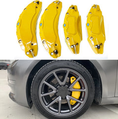 For Tesla Model 3 Brake Caliper Covers 2017 2018 2019 2020 2021 2022 2023 4pcs 18 19in wheel cover with Stickers(not fit 3 2024)