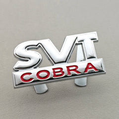 3D Metal SVT Cobra Badge Emblem | Grille & Trunk Sticker for Ford Mustang