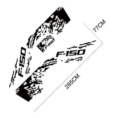 Ford F-150 Raptor Body Side Graphic Kit – Splash Grunge Vinyl Decal Set (3 Pcs) | 12 Finishes