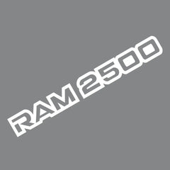 Front Windshield Logo Style Decal for Dodge RAM 1500 / 2500 / 3500 | Vinyl Truck Graphic Cover