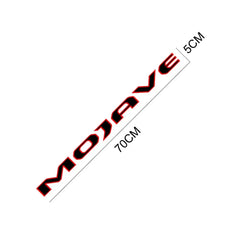 Jeep Gladiator Mojave Hood Decal – Vinyl Letter Graphic Sticker Set | Engine Hood Cover (2 Pcs)