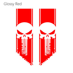 Ghost Pattern Stickers Universal Car Tail Decoration Decals Compatible with RAM GMC F-150 Hilux Frontier Isuzu Pickup trucks