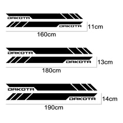 Door Side Graphics Style Decal for Dodge Dakota SLT / SXT / 5.9 / R/T | Vinyl Truck Sticker