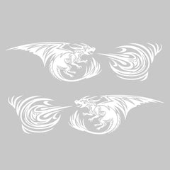 Dodge Challenger Hellcat Vintage Running Cat Tribal Tattoo Door Decal – Vinyl Graphic | 7 Designs, Left / Right / Both Sides