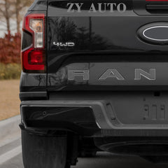 For Ford Ranger 2023 2024 2025 Tailgate Insert Letters Rear Door Logo Letter Rear Emblem Door Tailgate Letters Trim Accessories