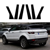 Glossy Black Pillar Post Trim for Range Rover Evoque L538 5-Door (2013–2018) | 6-Piece Cover