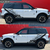 Racing Sport Body Side Decal for Ford Bronco & SUV Hardcore / Raptor Style | Vinyl Wrap Sticker