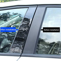 Car Pillar Posts Door Window Trim Cover Stickers Decal for Ford Maverick Keyless 2022 2023