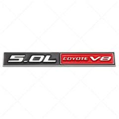 3D Metal 5.0 COYOTE V8 Trunk & Fender Emblem | Ford Mustang Badge Accessory