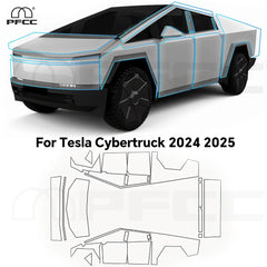 Precut Clear PPF for Tesla Cybertruck (2024–2026) | TPU Anti-Scratch Paint Protection Film